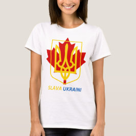 CAMISETA ¡ORGULLOSO DE SER UCRANIANO CANADIENSE - SLAVA UKR