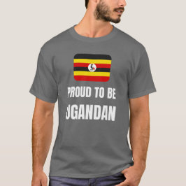 Camiseta Orgulloso de ser ugandés