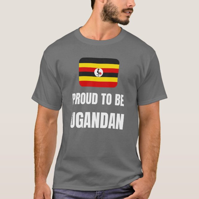 Camiseta Orgulloso de ser ugandés (Anverso)