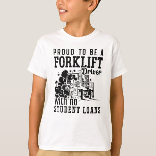 Camiseta Orgulloso De Ser Un Conductor De Levantamiento De
