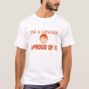 Camiseta Orgulloso de ser un jengibre