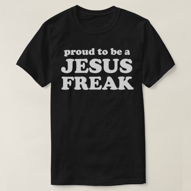 Camiseta Orgulloso de ser un Jesús Freak (Diseño del anverso)
