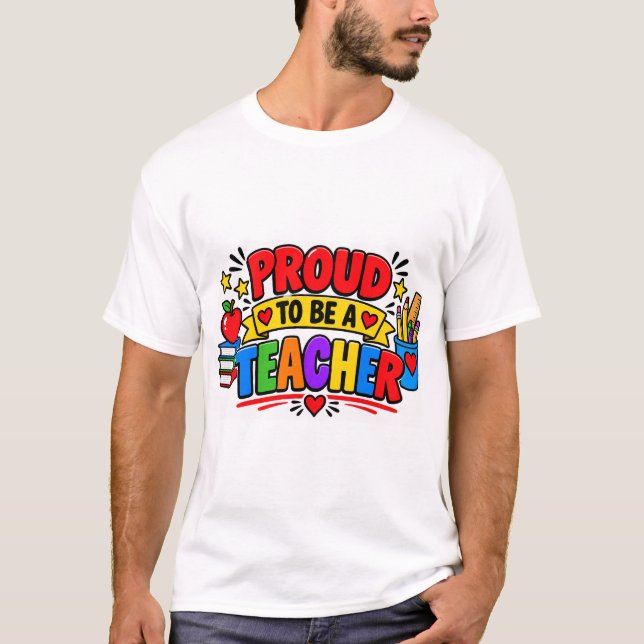 Camiseta Orgulloso De Ser Un Maestro (Anverso)