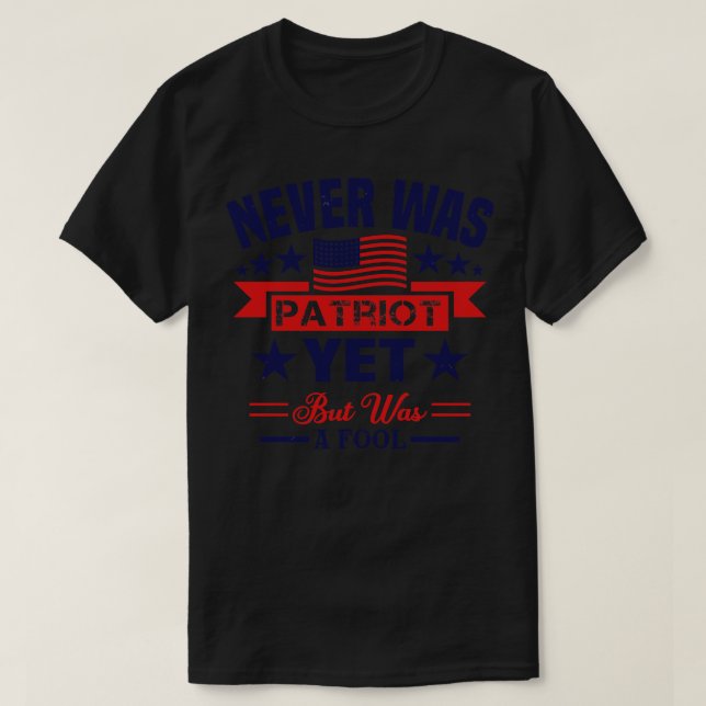 Camiseta Orgulloso De Ser Un Patriota Estadounidense (3) (Diseño del anverso)
