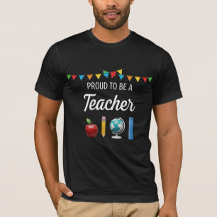 Camiseta Orgulloso de ser un profesor Diseño de iconos de e