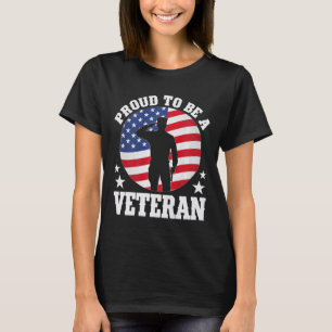 Camiseta Orgulloso De Ser Un Veterano Patriota Del Servicio