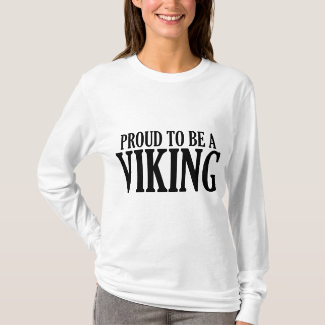 Camiseta Orgulloso De Ser Un Viking (Anverso)