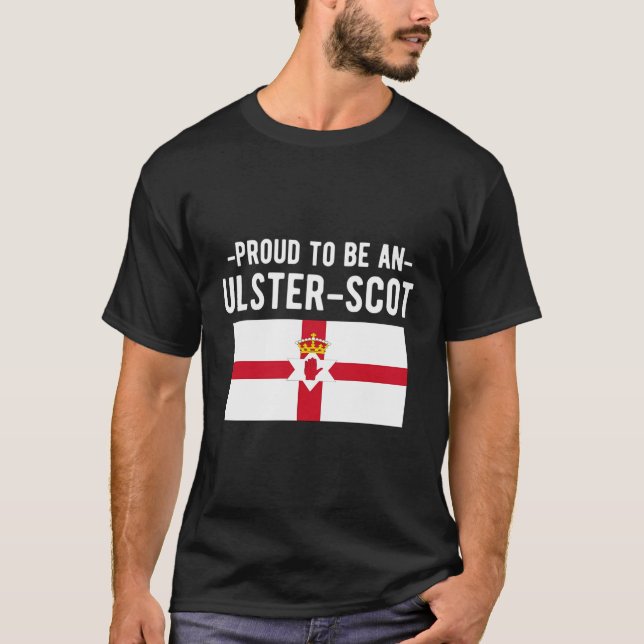 Camiseta Orgulloso De Ser Una Bandera De Irlanda Del Norte  (Anverso)