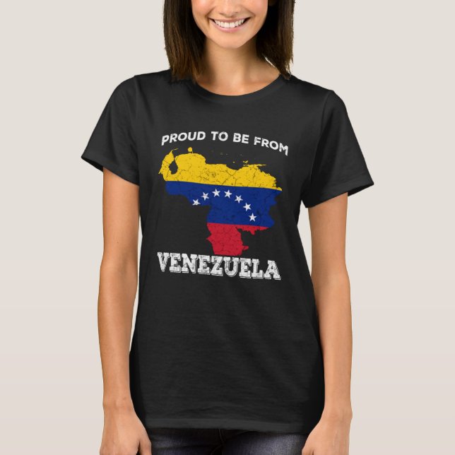 Camiseta Orgulloso de ser venezolano (Anverso)