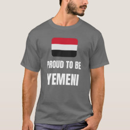 Camiseta Orgulloso de ser yemení