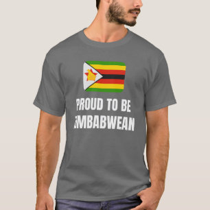 Camiseta Orgulloso de ser zimbabuense