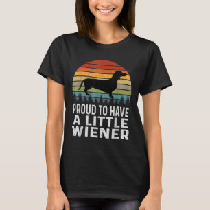 Camiseta Orgulloso De Tener Un Pequeño Visero Dachshund