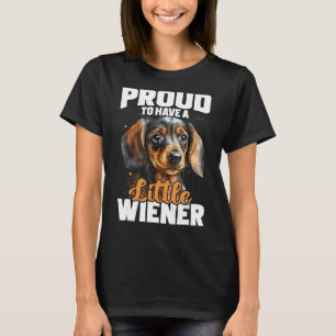 Camiseta Orgulloso De Tener Un Pequeño Visero - Perro Masco