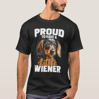 Camiseta Orgulloso De Tener Un Pequeño Visero - Perro Masco