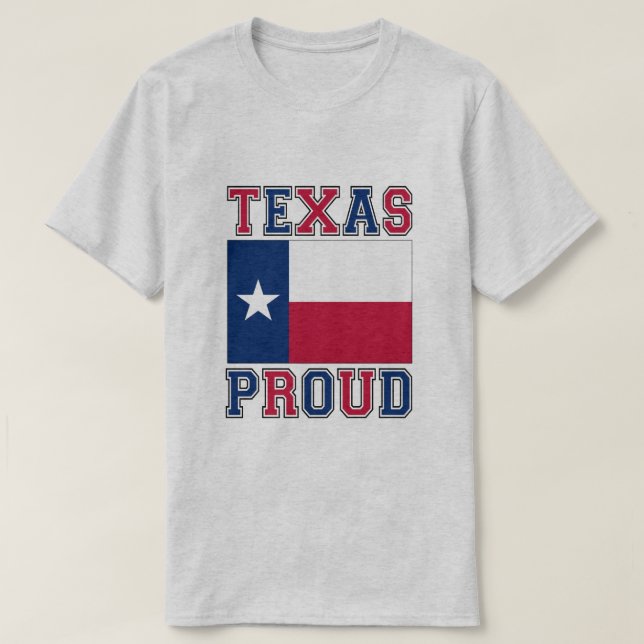 Camiseta Orgulloso de Texas (Diseño del anverso)