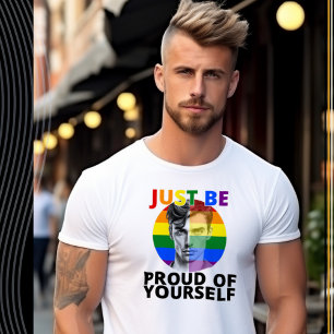 Camiseta Orgulloso de ti mismo - Retrato masculino del orgu