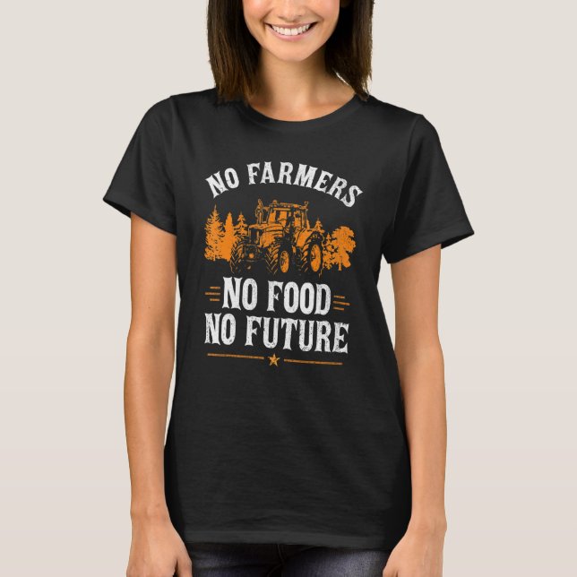 Camiseta Orgulloso Del Agricultor No Agricultores Ni Granja (Anverso)