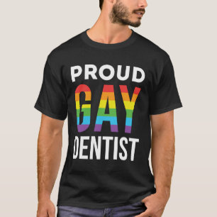 Camiseta Orgulloso Dentista Gay LBGTQ Dentista Arcoiris