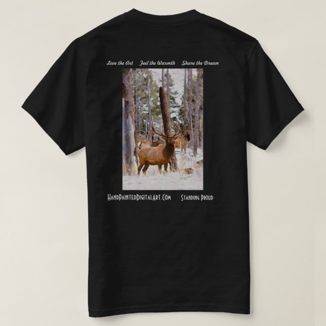 Camiseta Orgulloso derecho (Reverso del diseño)