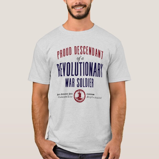 Camiseta Orgulloso descendiente - Personalizado (Anverso)