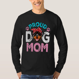 Camiseta Orgulloso Día de la Madre de un Perro Rottweiler