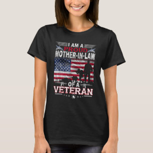 Camiseta Orgulloso Día de Veteranos Patrióticos, suegra y s
