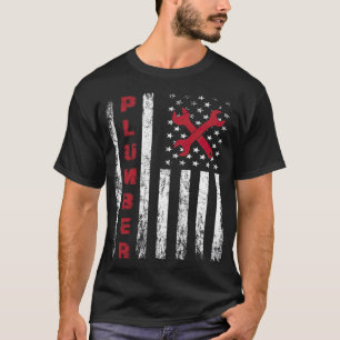 Camiseta Orgulloso diseño de plomero para los niños america