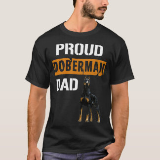 Camiseta Orgulloso Doberman Dad