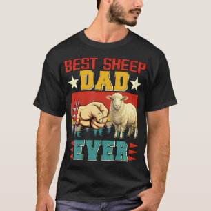 Camiseta Orgulloso Dueño de Ovejas Vintage Funny Dad Día de