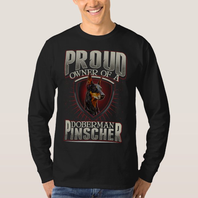Camiseta Orgulloso Dueño De Un Perro De La Raza De Perro De (Anverso)