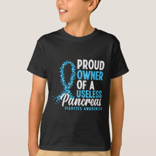 Camiseta Orgulloso Dueño De Una Inútil Diabetes Divertidos 