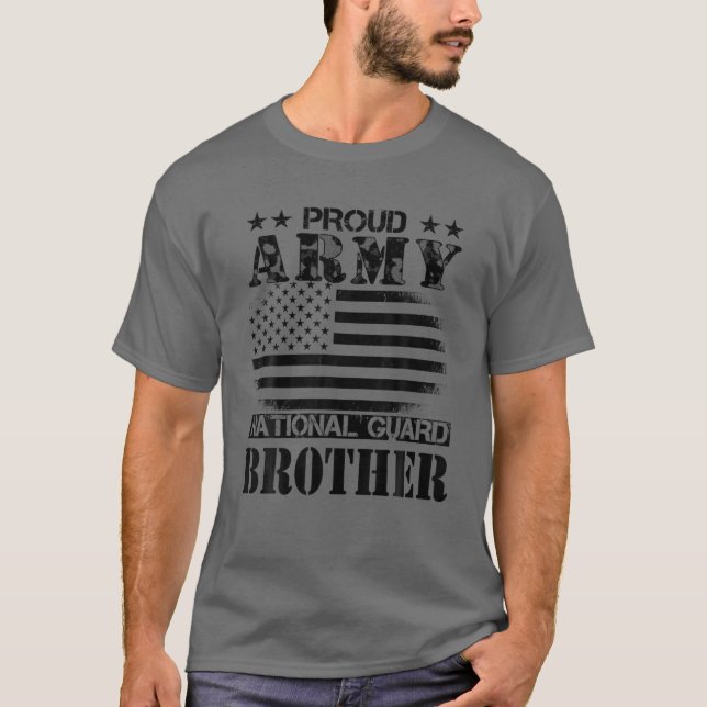 Camiseta Orgulloso Ejército Guardia Nacional Hermano Milita (Anverso)