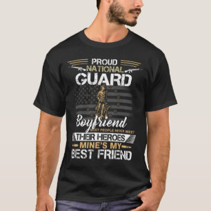 Camiseta Orgulloso Ejército Guardia Nacional Novio Bandera