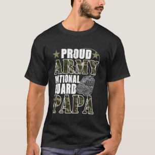 Camiseta Orgulloso Ejército Guardia Nacional Papá Camo Fami