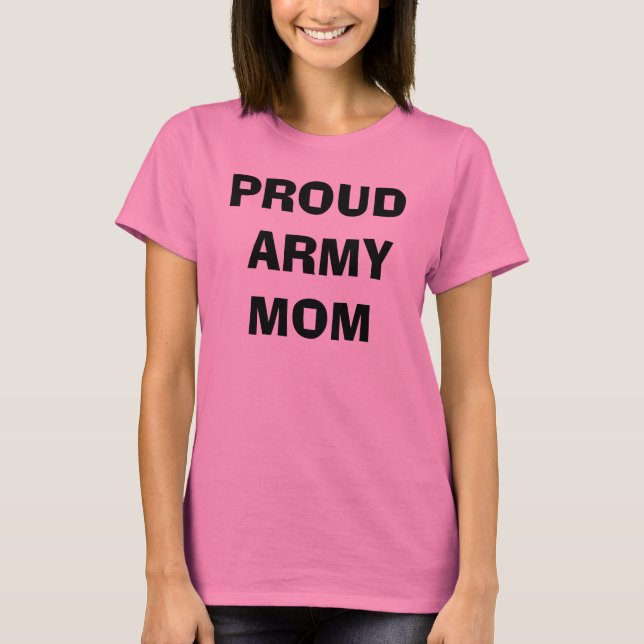 CAMISETA ORGULLOSO EJÉRCITO MOM (Anverso)
