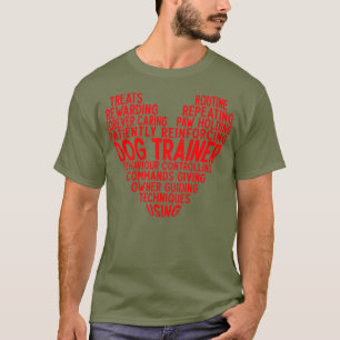 Camiseta Orgulloso entrenador Cualidades Formación de Perro