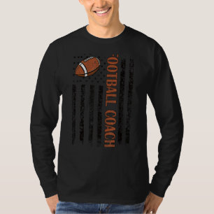 Camiseta Orgulloso entrenador de fútbol de la bandera estad