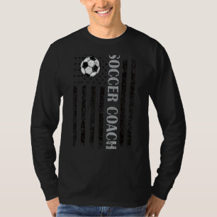 Camiseta Orgulloso entrenador de fútbol estadounidense con
