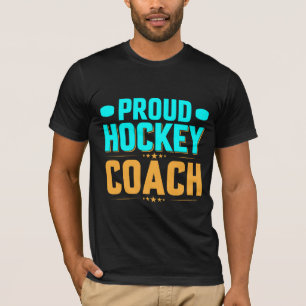 Camiseta Orgulloso entrenador de hockey