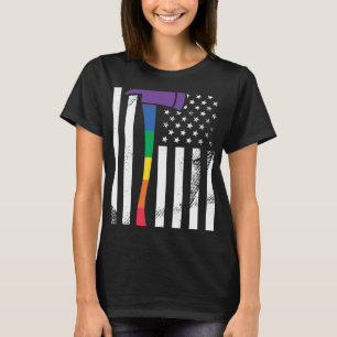 Camiseta Orgulloso escuadrón de bomberos LGBT orgullo arcoi