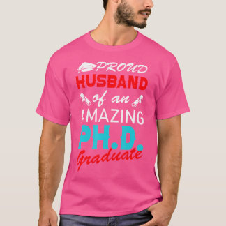 Camiseta Orgulloso Esposo De Graduación De Doctorado En Doc