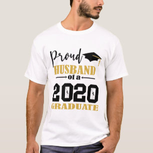Camiseta Orgulloso esposo de un graduado de 2020