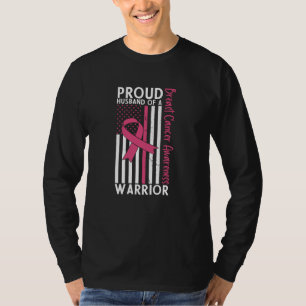 Camiseta Orgulloso Esposo De Un Guerrero Concienciando Sobr