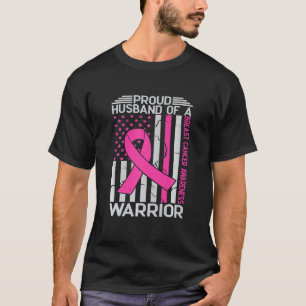 Camiseta Orgulloso Esposo De Un Guerrero Concienciando Sobr