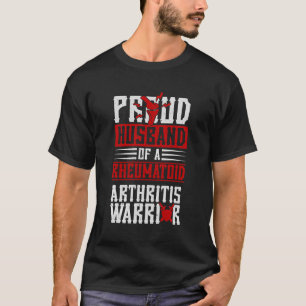 Camiseta Orgulloso Esposo De Un Guerrero De La Artritis Reu