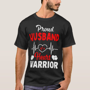 Camiseta Orgulloso Esposo De Un Guerrero Del Corazón Concie