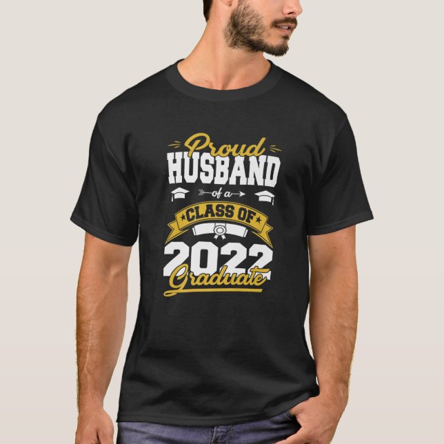 Camiseta Orgulloso Esposo De Una Clase De Regalos De Posgra (Anverso)