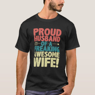 Camiseta Orgulloso Esposo De Una Impresionante Esposa Graci