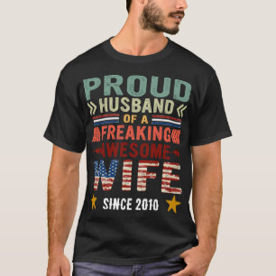Camiseta Orgulloso Esposo De Una Maravillosa Esposa Esposa