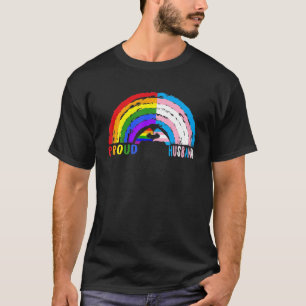 Camiseta Orgulloso Esposo LGBT Y Orgullo Gay Transgénero LG